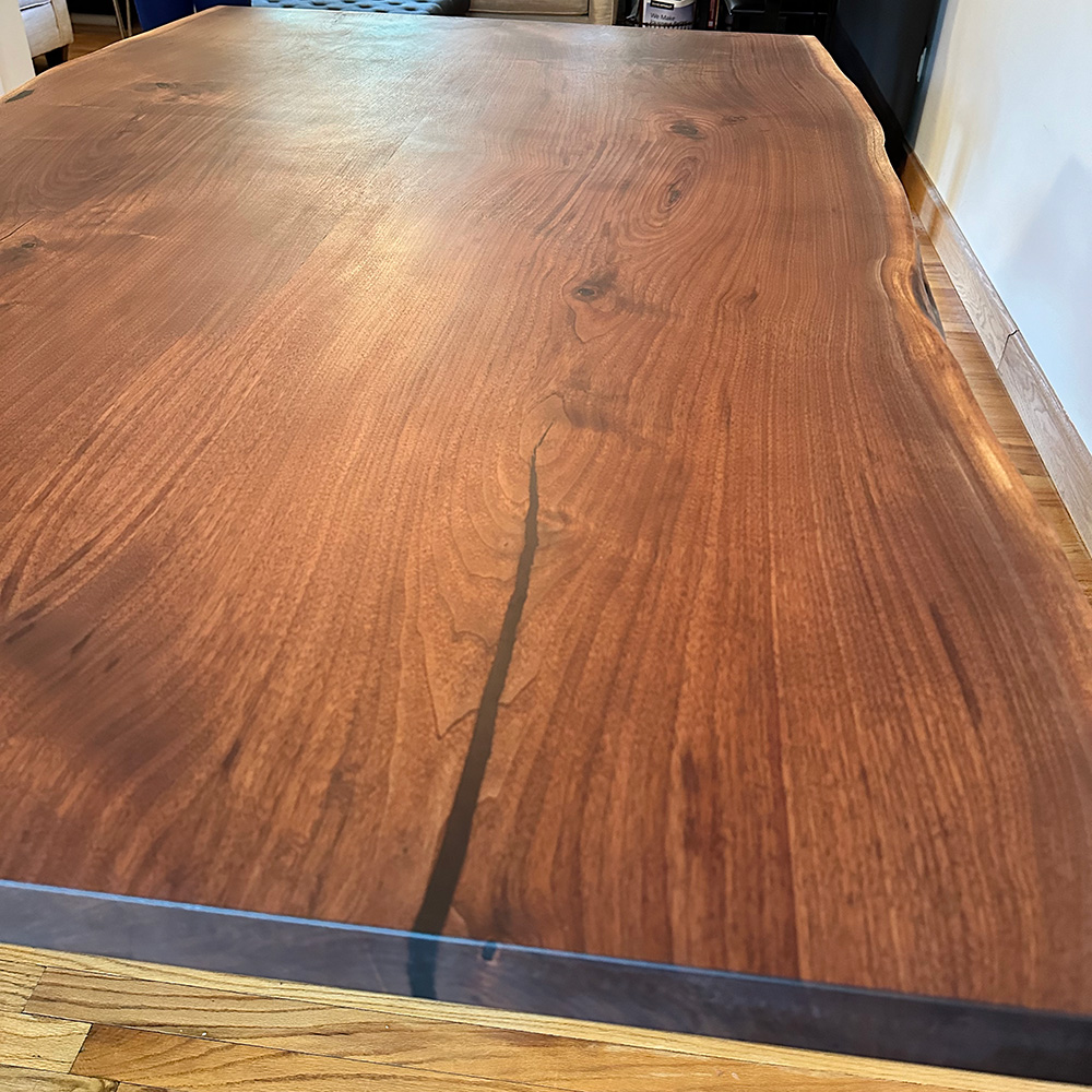 Portsmouth Book Matched Live Edge Table