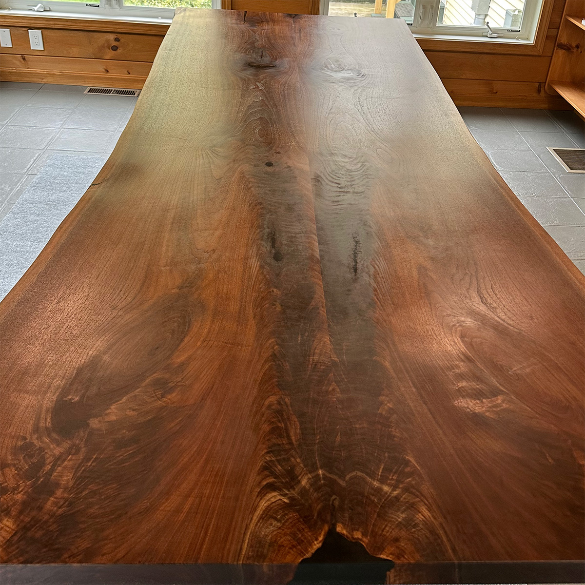 Portsmouth Book Matched Live Edge Table